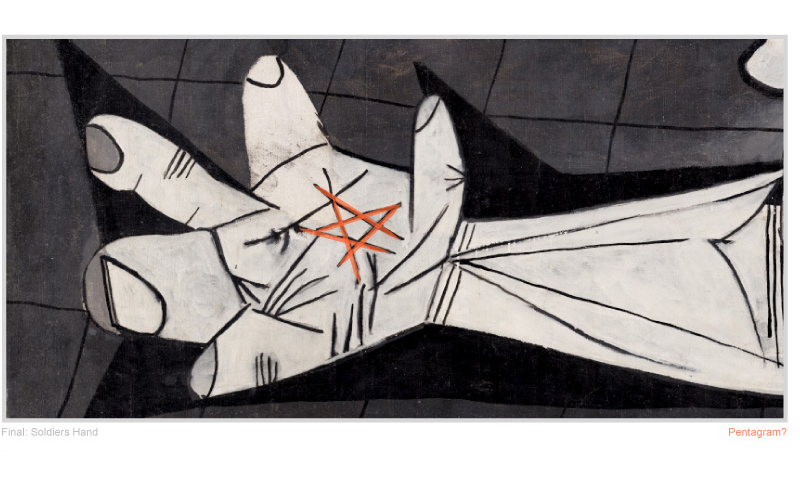 Picasso-Guernica-Final-Pentagram-Detail